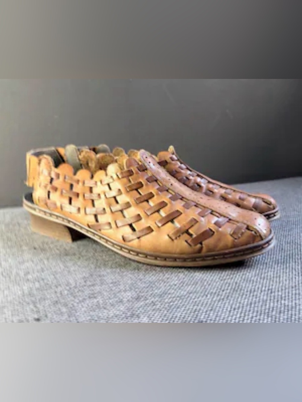 Vintage Rieker Fisherman Neuter Leather Sandals Women’s Size 40